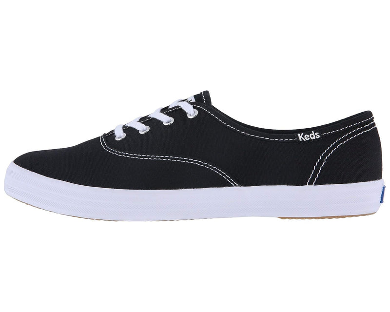 Keds Champion Canvas Lace - Up Black 7 M 44208122720 Rebound Footwear