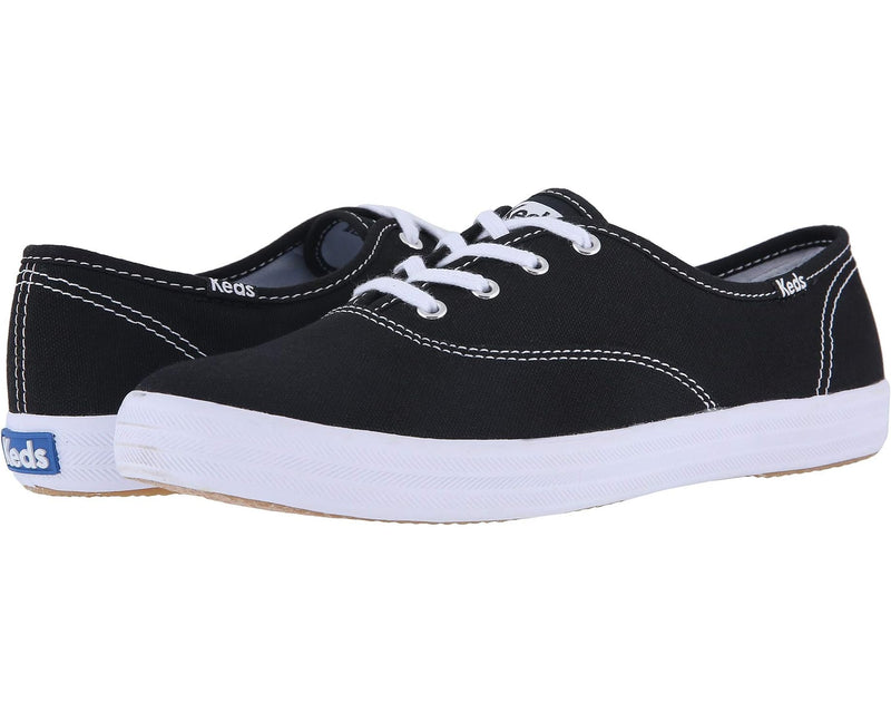 Keds Champion Canvas Lace - Up Black 9.5 M 44208122775 Rebound Footwear