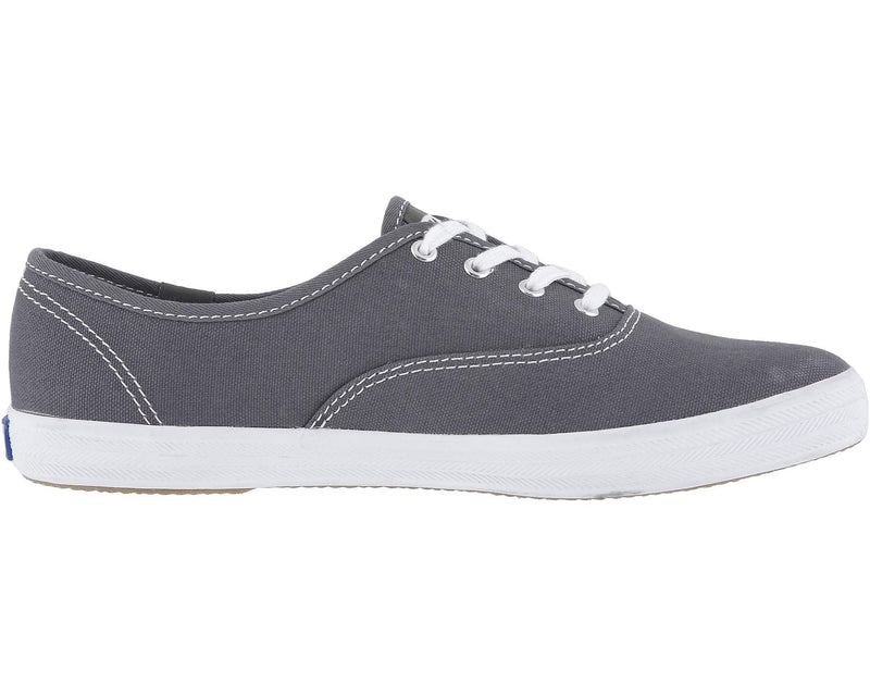 Keds Champion Canvas Lace - Up Grey 8 M 044209082627 Rebound Footwear