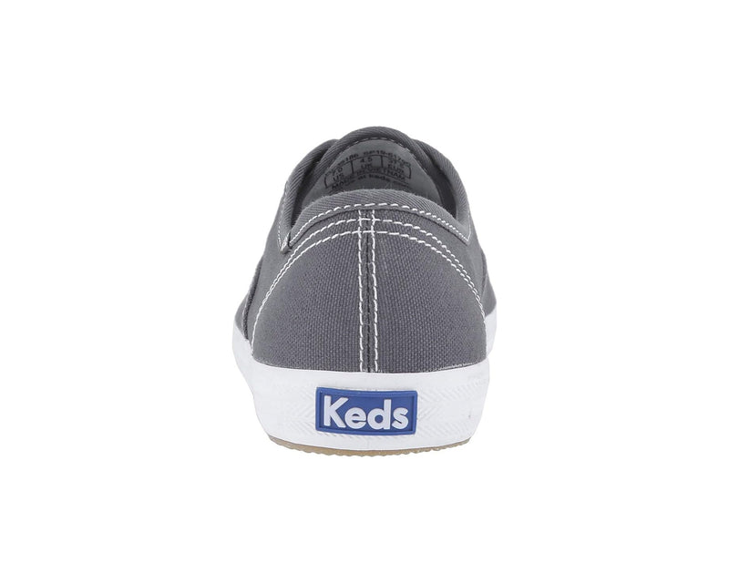 Keds Champion Canvas Lace - Up Grey 8 M 044209082627 Rebound Footwear