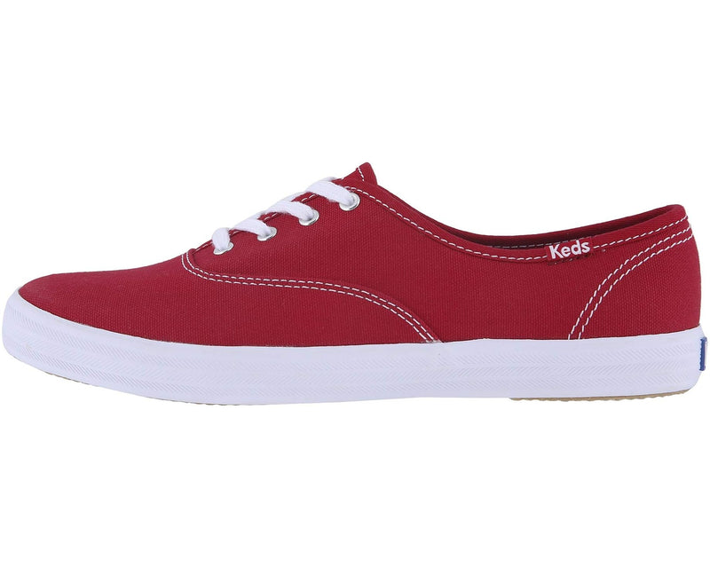 Keds Champion Canvas Lace - Up Red 9.5 M B0017H8SIQ Rebound Footwear