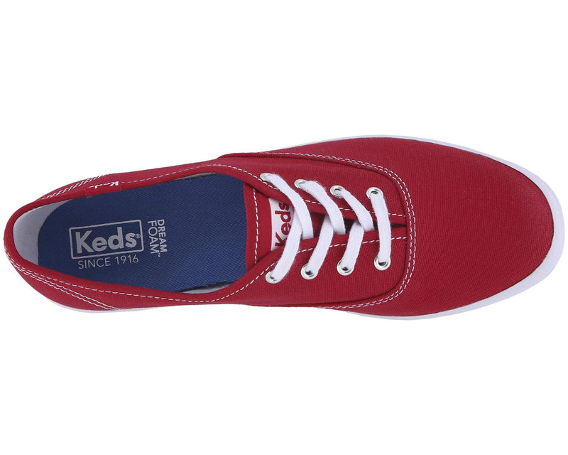Keds Champion Canvas Lace - Up Red 9.5 M B0017H8SIQ Rebound Footwear