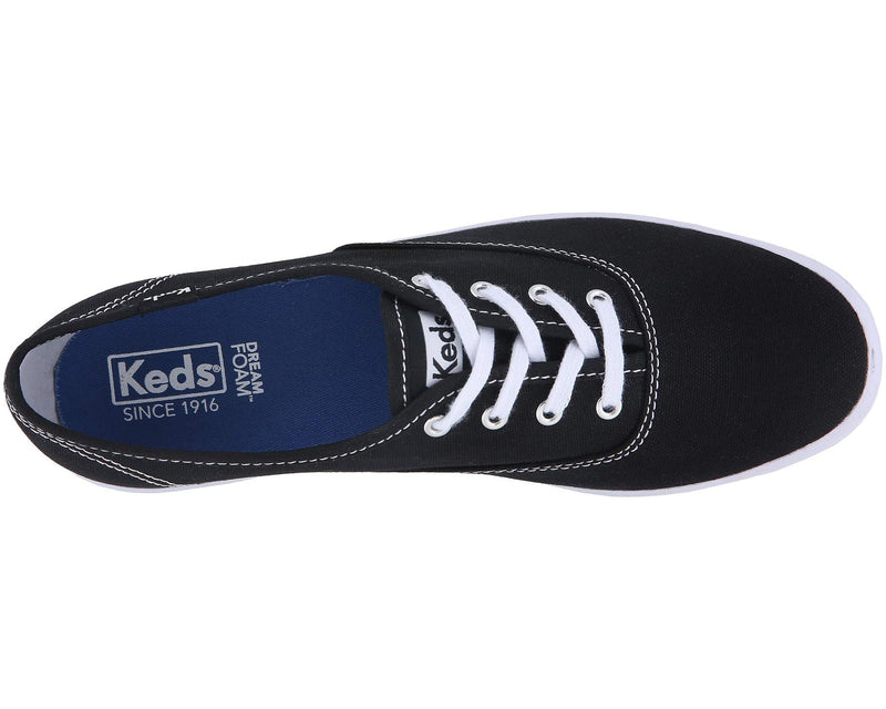 Keds Champion Canvas Lace - Up White 8 M 44209485183 Rebound Footwear