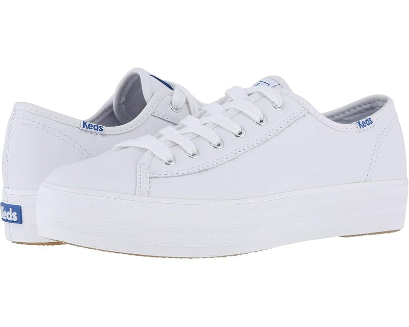Keds Triple Kick Leather White 9.5 M 801100805904 Rebound Footwear