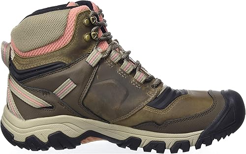 KEEN Ridge Flex WP Timberwolf / Brick Dust 7.5 M 191190812181 Rebound Footwear