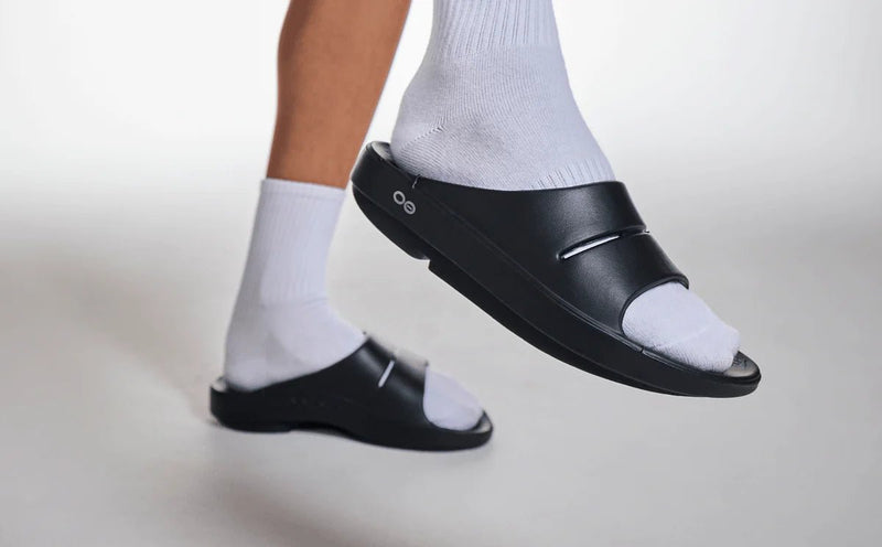 OOFOS Oah Black Men's 8 / Women's 10 M 848282002509 Rebound Footwear