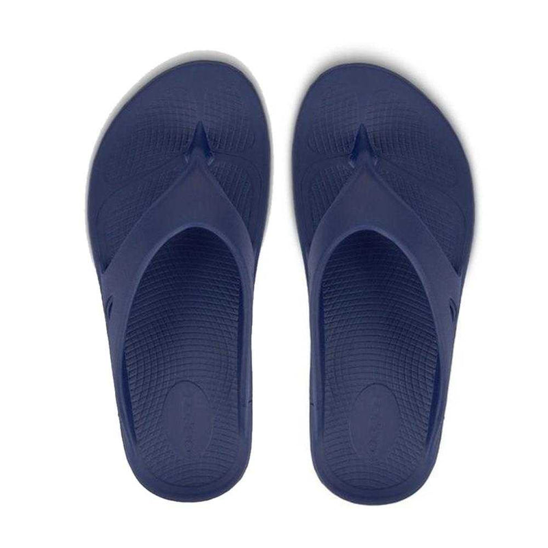 OOFOS Original Thong Navy 4 M 848282000987 Rebound Footwear
