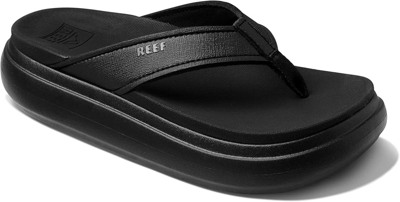 Reef Cushion Bondi Black / Black 10 M 0196985147776 Rebound Footwear