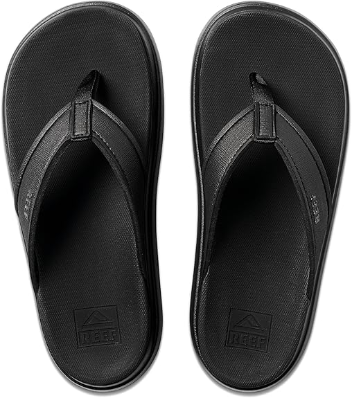 Reef Cushion Bondi Black / Black 10 M 0196985147776 Rebound Footwear