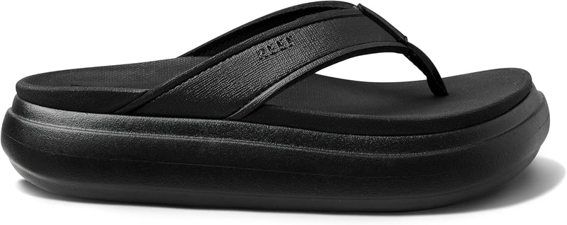 Reef Cushion Bondi Black / Black 10 M 0196985147776 Rebound Footwear