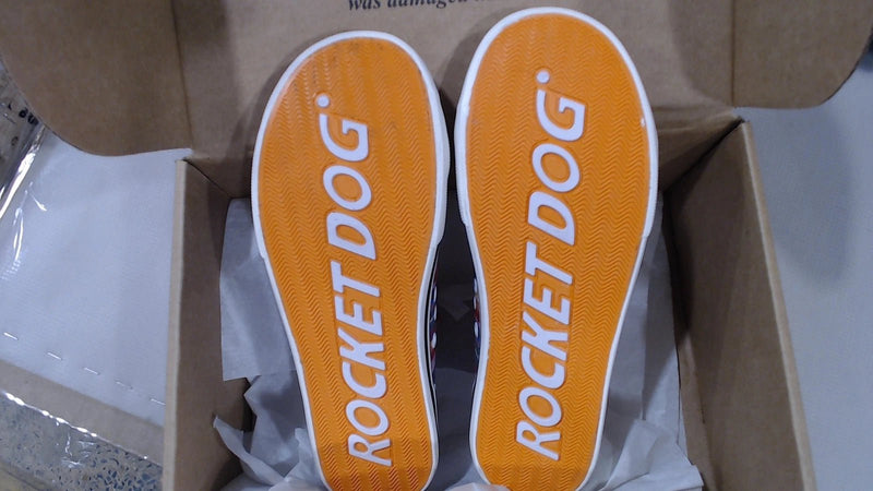 Rocket Dog Jazzin Eden - Stripe Red 10 M 5054211305558 Rebound Footwear