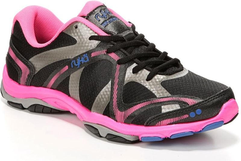 Ryka Influence Black / Atomic Pink / Royal Blue 8 W 93625895854 Rebound Footwear