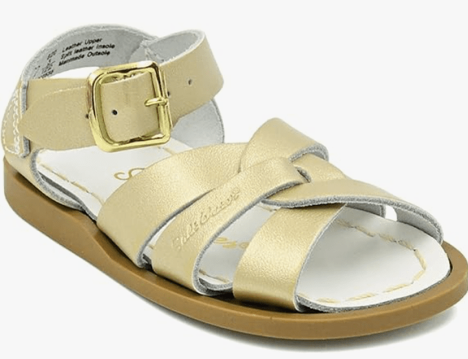 Salt Water Sandal by Hoy Shoes Original Gold 5 0523083047 Rebound Footwear