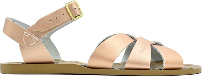 Salt Water Sandal by Hoy Shoes Original Sandal Rose Gold 8 M 523821267 Rebound Footwear