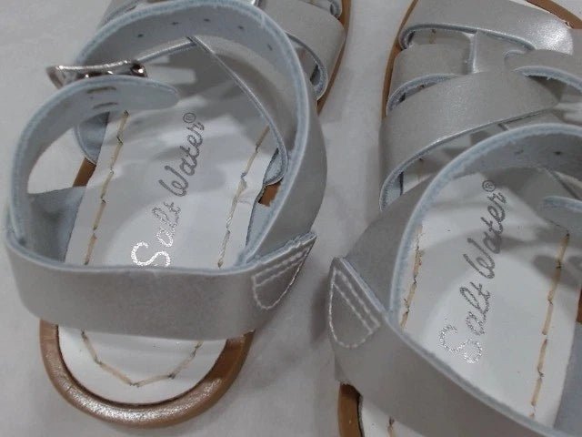 Salt Water Sandal by Hoy Shoes Original Sandal Silver 6 M 523081265 Rebound Footwear