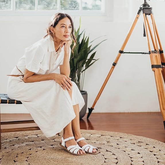 Salt Water Sandal by Hoy Shoes Original Sandal White 9 M 523883098 Rebound Footwear