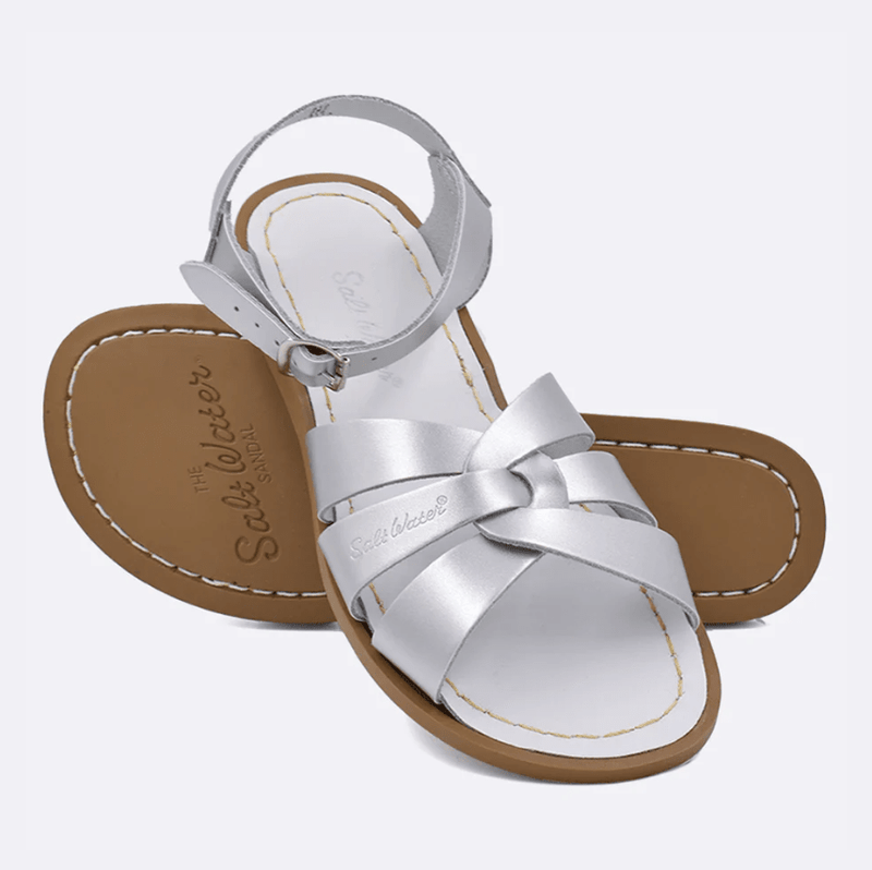 Salt Water Sandal by Hoy Shoes Original Silver 8 000523081272 Rebound Footwear