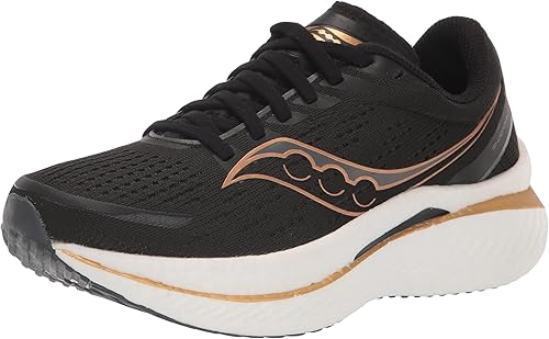 Saucony Endorphin Speed 3 Black / Goldstruck 9.5 M 195018373878 Rebound Footwear