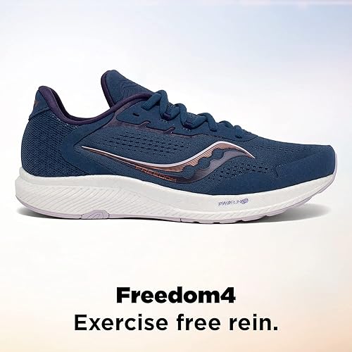 Saucony Freedom 4 Storm / Lilac 9 M 194917351819uln Rebound Footwear
