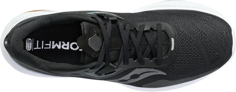 Saucony Guide 15 Black / Gum 11.5 M B0987SQCS7 Rebound Footwear