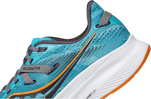 Saucony Guide 16 Agave / Marigold 8 M 195018772855 Rebound Footwear