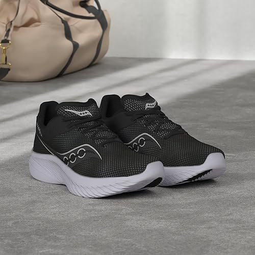 Saucony Kinvara 14 Black / White 8 M 195019018693 Rebound Footwear