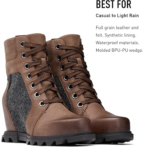 SOREL Joan Of Arctic Wedge III Lexie Black / Jet 9.5 M 194004753939 Rebound Footwear