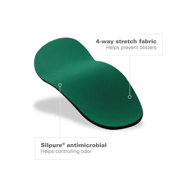 Spenco RX Orthotic Arch Insole Green / Black Men's 9 / Women's 10 M 038472443230 Rebound Footwear