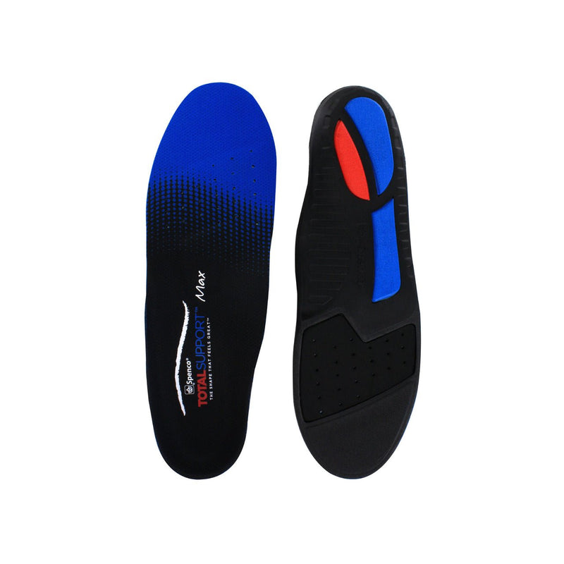Spenco Total Support Max Insole Black / Blue Men's 6 - 7 / Women's 7 - 8 38472012429 Rebound Footwear