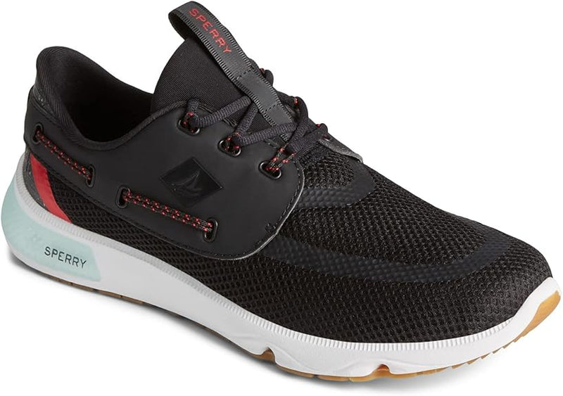 Sperry 7 Seas 3 - Eye Sneaker Black 9 M 195017254789 Rebound Footwear