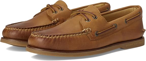 Sperry Gold A/O 2 - Eye Boat Shoe Ginger 10 M 884547411402 Rebound Footwear