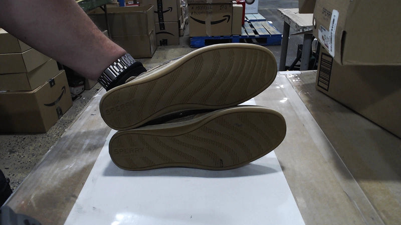 Sperry Songfish Boat Shoe Linen Oat 8 M 44214999552 Rebound Footwear