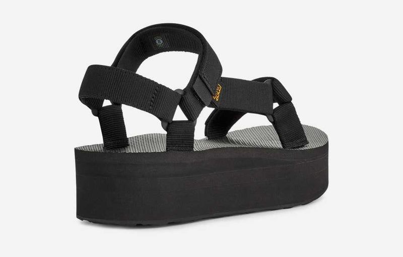 Teva Flatform Sandal Black 9 M 888855038894 Rebound Footwear