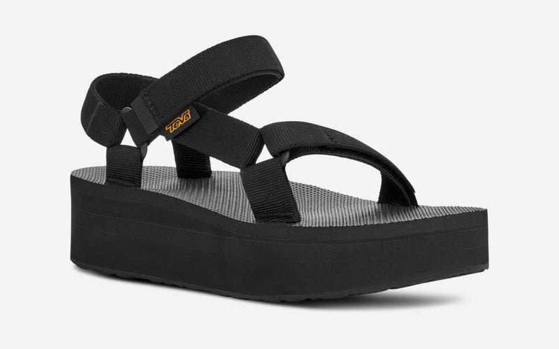 Teva Flatform Sandal Black 9 M 888855038894 Rebound Footwear