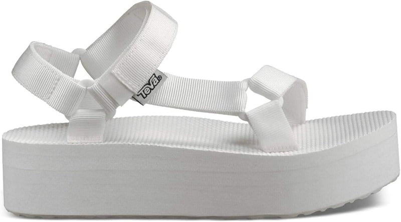 Teva Flatform Sandal Bright White 8 M 888855039334 Rebound Footwear