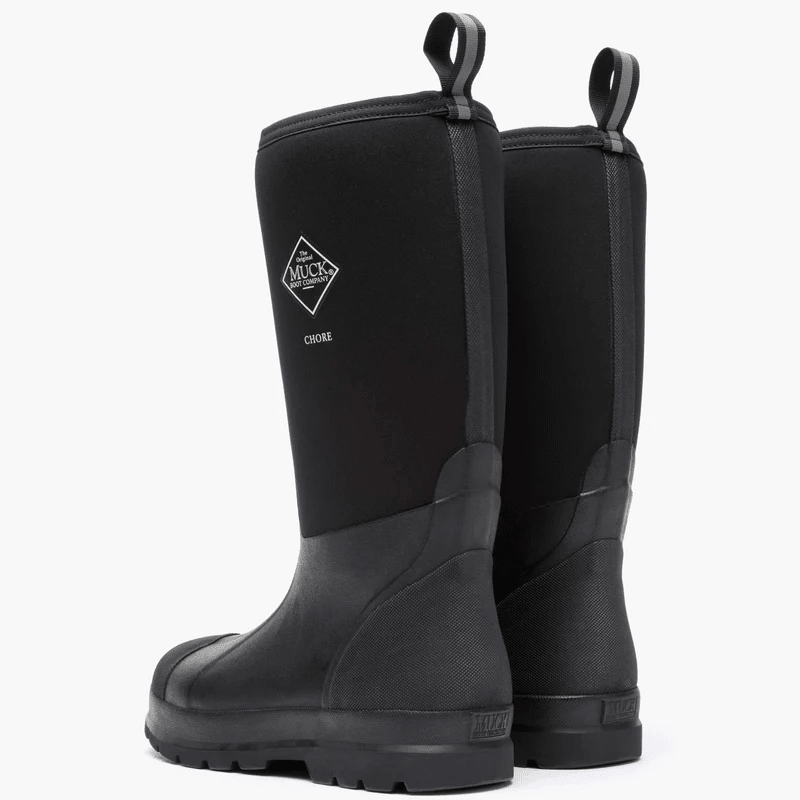 The Original Muck Boot Company Chore Hi Black / Black 12 M 664911300194 Rebound Footwear