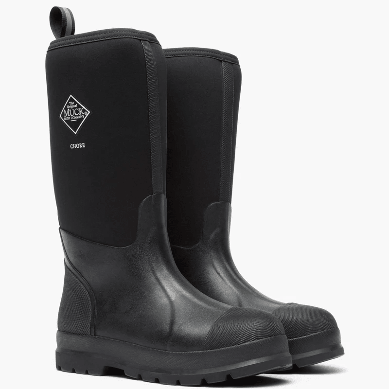 The Original Muck Boot Company Chore Hi Black / Black 13 M 664911300200 Rebound Footwear