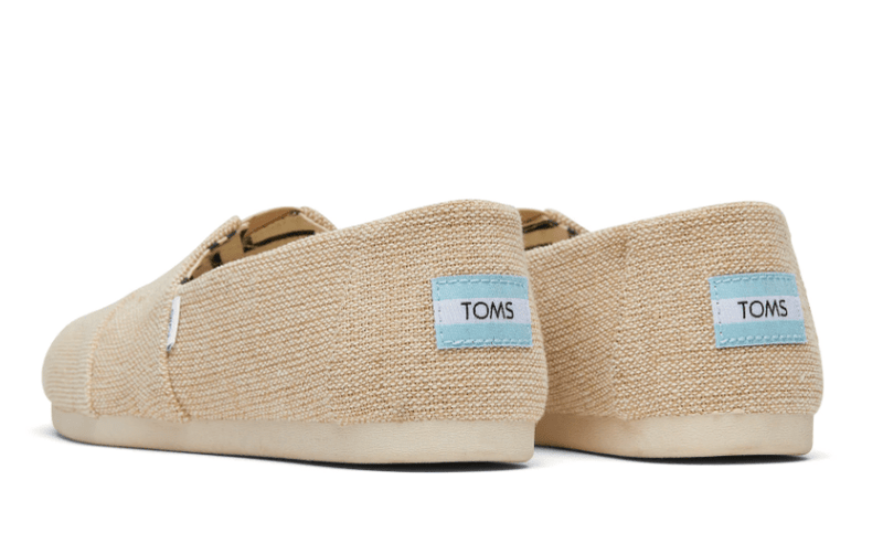 TOMS Heritage Canvas Alpargatas Slip On Natural 11 M 889556616855 Rebound Footwear