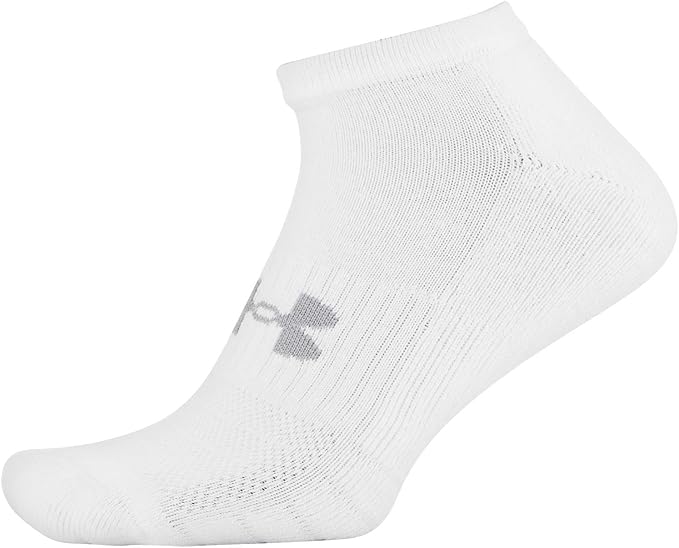 Under Armour Training Cotton No Show Socks True Gray / Assorted 11 - 14 883096797630 Rebound Footwear