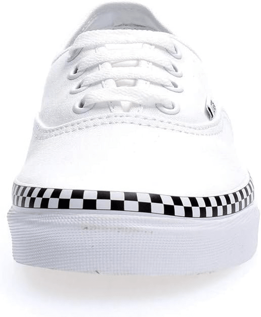 Vans Authentic Check Foxing / True White 4 M 192824188993 Rebound Footwear