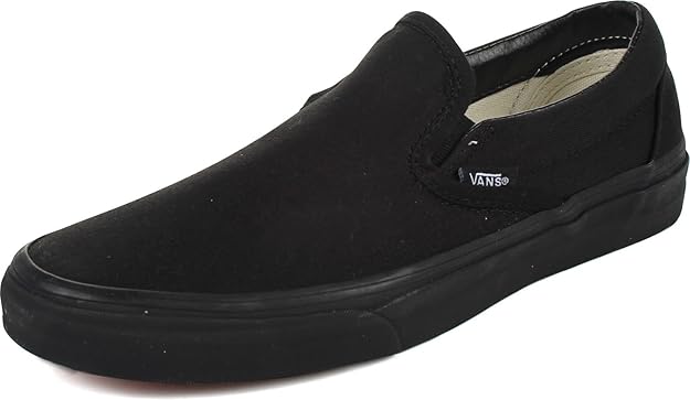 Vans Classic Slip - On Black / Black 12 M 700053338708 Rebound Footwear