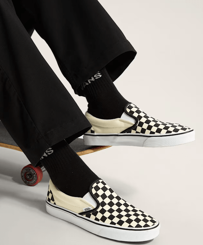 Vans Classic Slip - On Checkerboard 5.5 M 700053333994 Rebound Footwear