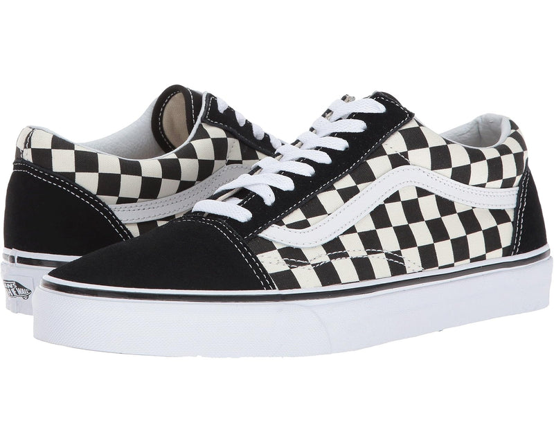 Vans Old Skool Primary Check Black / White 10.5 M 191164680709 Rebound Footwear