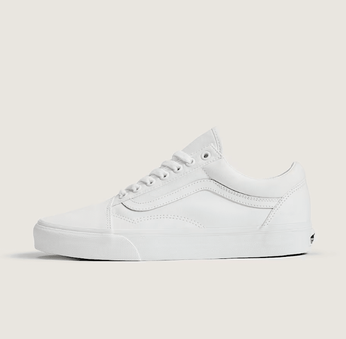 Vans Old Skool True White 6.5 M 700053804562 Rebound Footwear