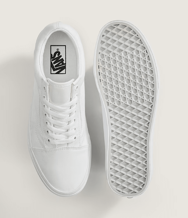 Vans Old Skool True White 6.5 M 700053804562 Rebound Footwear