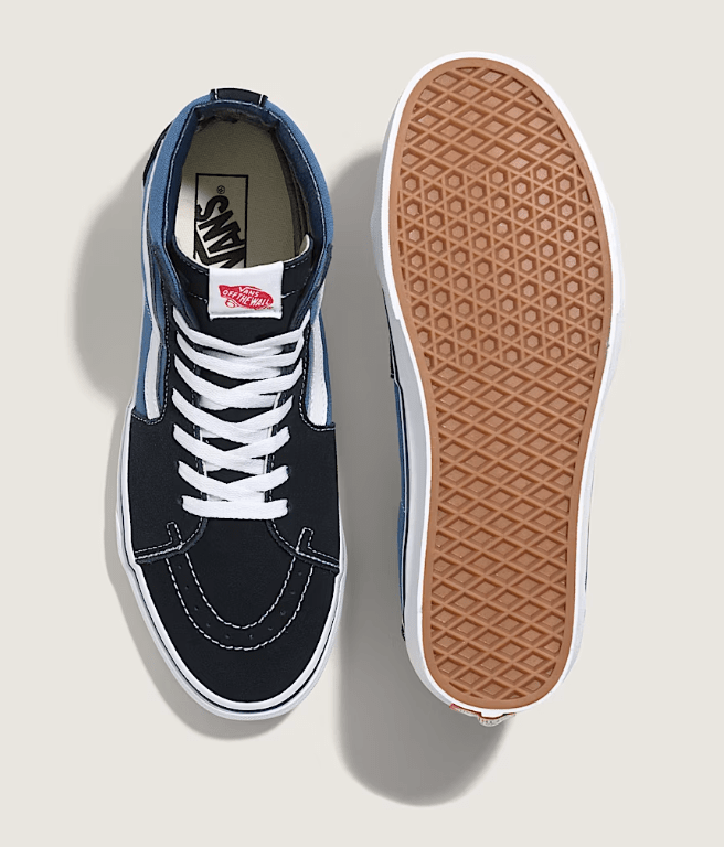 Vans Sk8 - Hi Navy 12 M 032546871080 Rebound Footwear