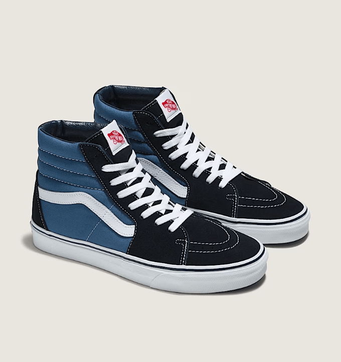 Vans Sk8 - Hi Navy 8 M 32546871004 Rebound Footwear