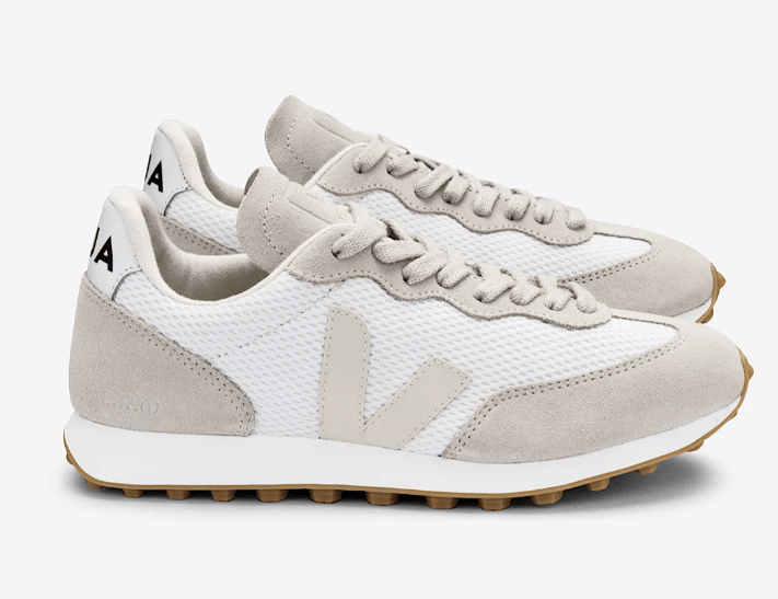 VEJA Recife Logo White / Pierre / Natural 8 M 3611820026131 Rebound Footwear