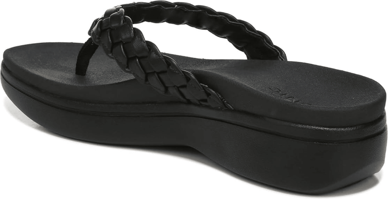 VIONIC Kenji Platform Flip Flop Sandals Black 10 M 192329711429 Rebound Footwear