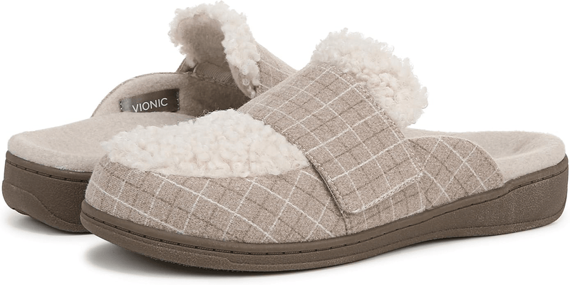 VIONIC Vionic Women’s Gemma II Mule Slippers Cream White 10 M 197725097719 Rebound Footwear